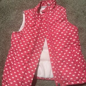 Pink heart vest